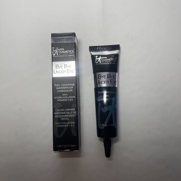 IT Cosmetics Bye Bye Under Eye Full Coverage Waterproof Concealer Light 1oz NIP - Picture 2 of 7